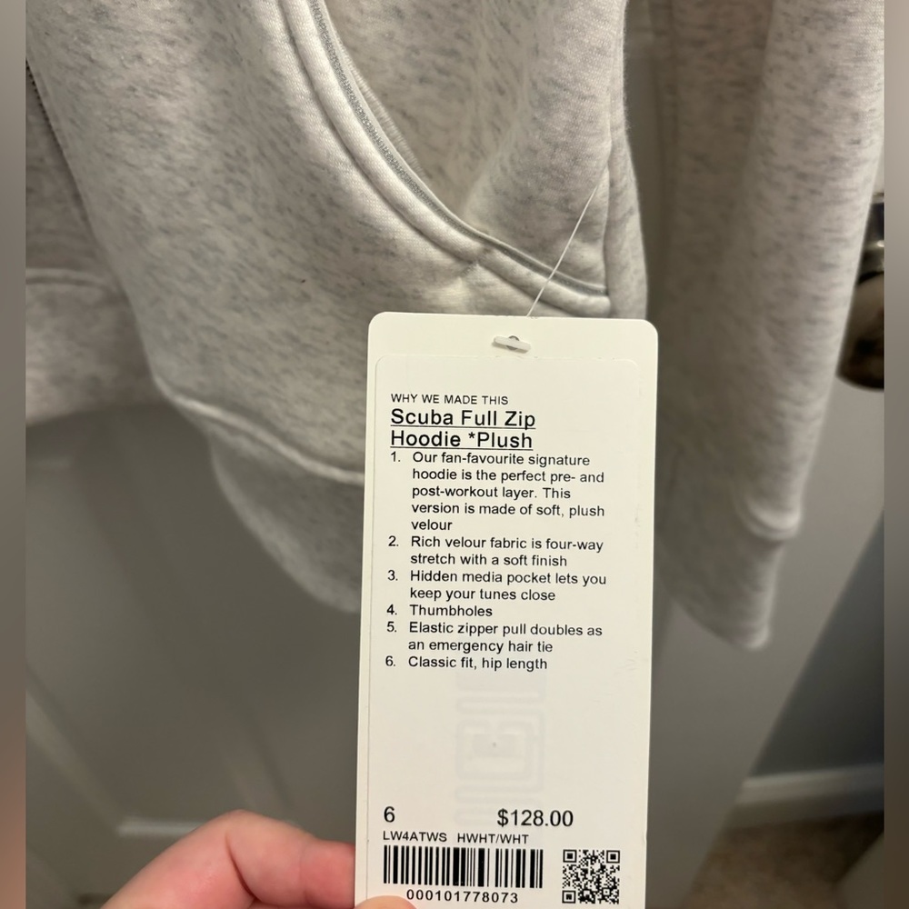 Lululemon Scuba Full Zip Hoodie-Plush